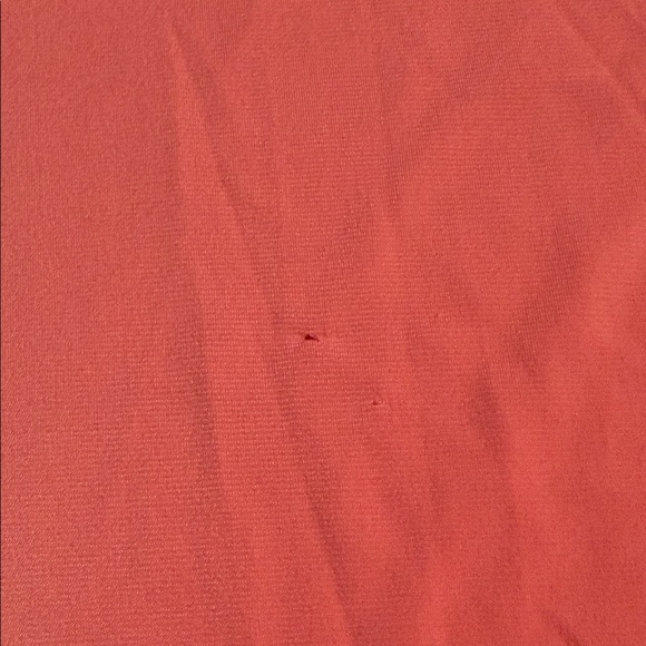 LuLaRoe Vibrant Coral Short Sleeve Top - Picture 3 of 3